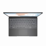 MSI Modern 14 B5M Laptop - Core Ryzen 7 1.8GHz 8GB 512GB Shared Win10Home FHD 14inch Carbon Grey English/Arabic Keyboard