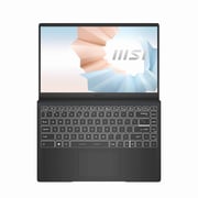 MSI Modern 14 B5M Laptop - Core Ryzen 7 1.8GHz 8GB 512GB Shared Win10Home FHD 14inch Carbon Grey English/Arabic Keyboard