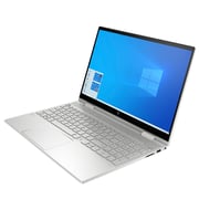HP Envy X360 Convertible 15T-ED100 Laptop Core i7-1165G7 2.80GHz 16GB 512GB SSD Intel Iris Xe Graphics Win10 Home 15.6inch FHD Silver English Keyboard 1 Year Warranty