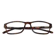 Tom Oliver Blue Light Blocking Lightweight Computer Screen Glasses Anti Eyestrain & UV Glare (Rectangle, Brown Da)