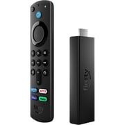 أمازون Fire Tv Stick 4k يدعم أليكسا والتحكم الصوتي عن بعد لتشغيل وبث الوسائط وبلون أسود (إصدار 2021)