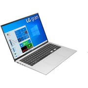LG Gram 16 (2020) Laptop - 11th Gen / Intel Core i5-1135G7 / 16inch WQXGA / 8GB RAM / 512GB SSD / Shared Intel Iris Xe Graphics / Windows 11 Home / English & Arabic Keyboard / Silver / Middle East Version - [16Z90P-G.AR66E1]