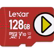 Lexar Play Micro SDXC Memory Card 128GB Red LMSPLAY128G-BNNNG