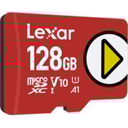 Lexar Play Micro SDXC Memory Card 128GB Red LMSPLAY128G-BNNNG