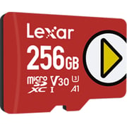 Lexar Play Micro SDXC Memory Card 256GB Red LMSPLAY256G-BNNNG
