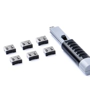 Smartkeeper 6pcs USB Port Lock Black