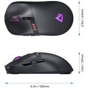 Aukey Gm-f5 Dual Connection Mode Gaming Mouse With Rgb Lighting