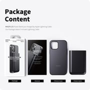Magplus Detachable Wireless Charging Battery Case For iPhone 12 Pro Max Space Grey