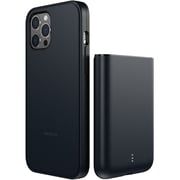 Magplus Detachable Wireless Charging Battery Case For iPhone 12 Pro Max Black
