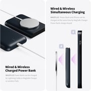 Magplus Detachable Wireless Charging Battery Case For iPhone 12 Pro Max Black