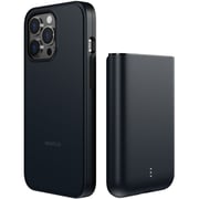 Magplus Detachable Wireless Charging Battery Case For iPhone 13 Pro Black