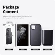 Magplus Detachable Wireless Charging Battery Case For iPhone 13 Space Grey