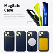 Magplus Detachable Wireless Charging Battery Case For iPhone 13 Navy/Yellow