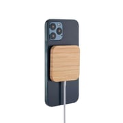 Memorii Magnetic Wireless Charger Domitz Square Bamboo15w (eco Friendly)