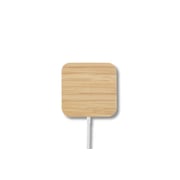 Memorii Magnetic Wireless Charger Domitz Square Bamboo15w (eco Friendly)