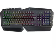 Porodo Metal Frame Gaming Keyboard 1.8m Black