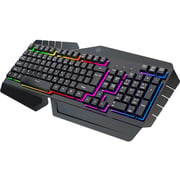 Porodo Metal Frame Gaming Keyboard 1.8m Black