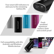 Ravpower Aluminum Power Bank 6700mah With 2.4a Charging Output & Ismart Technology Black