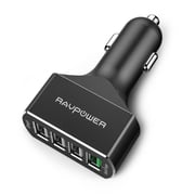 Ravpower Car Charger 4-port Quick Charge 3.0 54w Black