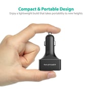 Ravpower Car Charger 4-port Quick Charge 3.0 54w Black