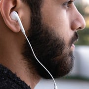 Porodo PD-MOAEP-WH Wired In Ear Headset White