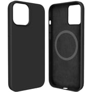 Maxguard Efficiente Series Magnetic Liquid Silicone Case Black iPhone 13 Pro Max