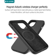 Maxguard Efficiente Series Magnetic Liquid Silicone Case Black iPhone 13 Pro Max