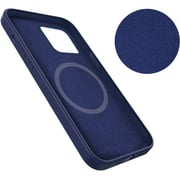 Maxguard Efficiente Series Magnetic Liquid Silicone Case Blue iPhone 13 Pro Max
