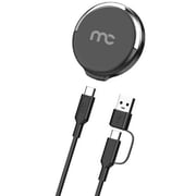 Mycandy Magsafe Wireless Charger with 3 in 1 USB Cable Black
