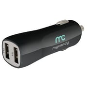 Mycandy Dual Port Car Charger Black