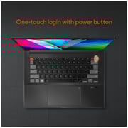 ASUS VivoBook Pro 14X OLED (2021) Laptop - AMD Ryzen 9-5900HX / 14inch 2.8K OLED / 16GB RAM / 1TB SSD / 4GB NVIDIA GeForce RTX 3050 Ti Graphics / Windows 10 Home / English & Arabic Keyboard / Black / Middle East Version - [M7400QE-OLEDBR9T]