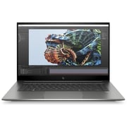 HP Zbook Studio 15S G8  Laptop - 11th Gen 15.6inch 4K UHD, Core i7 2.3GHz 32GB RAM, 1TB SSD, 8GB NVIDIA GeForce RTX 3070 Graphics,Win10Pro, Silver, Eng Ar Keyboard (314G7EA) (2021) Middle East Version