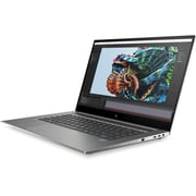 HP Zbook Studio 15S G8  Laptop - 11th Gen 15.6inch 4K UHD, Core i7 2.3GHz 32GB RAM, 1TB SSD, 8GB NVIDIA GeForce RTX 3070 Graphics,Win10Pro, Silver, Eng Ar Keyboard (314G7EA) (2021) Middle East Version