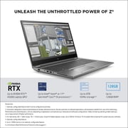 HP Zbook Fury 15 G8 Laptop - 11th Gen 15.6inch FHD, Core i7 2.50GHz 32GB RAM, 1TB SSD, 6GB NVIDIA RTX️ A3000, Win10Pro, Silver, Eng Ar Keyboard (314K3EA) (2021) Middle East Version