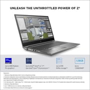 HP Zbook Fury 15 G8 Laptop - 11th Gen 15.6inch FHD, Core i7 2.50GHz 32GB RAM, 1TB SSD, 6GB NVIDIA RTX️ A3000, Win10Pro, Silver, Eng Ar Keyboard (314K3EA) (2021) Middle East Version