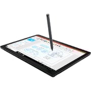 Lenovo ThinkPad X12 2 in 1 Laptop - 11th Gen Core i7 2.10GHz 16GB 512GB Shared Win10Pro FHD 12.3inch Magnesium Aluminium Black English/Arabic Keyboard 20UW0006AD (2021) Middle East Version