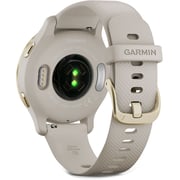 Garmin 010-02429-11 Venu 2S Smart Watch Light Gold/Stainless Steel Bezel