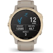 Buy Garmin Fenix 6S Pro Solar Edition Light Gold with Light Sand