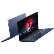 Lenovo Ideapad 3 (2020) Laptop - 11th Gen / Intel Core i7-1165G7 / 14inch FHD / 512GB SSD / 8GB RAM / 2GB NVIDIA GeForce MX450 Graphics / Windows 10 Home / English & Arabic Keyboard / Blue / Middle East Version - [82H700DHAX]