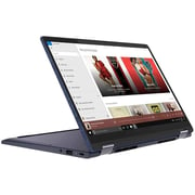 Lenovo Yoga 6 C600 (2021) 2-in-1 Laptop - AMD Ryzen 5-5500U / 13.3inch FHD / 256GB SSD / 8GB RAM / Shared AMD Radeon Graphics / Windows 11 Home / English & Arabic Keyboard / Abyss Blue / Middle East Version - [82ND00DBAX]