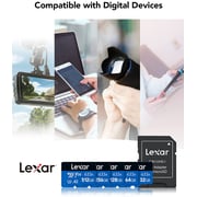 Lexar High-Performance 1066X Micro SDXC Memory Card 256GB Silver LMS1066256G-BNANG