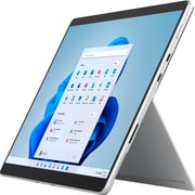 Microsoft Surface Pro 8 (2021) - 11th Gen / Intel Core i7-1185G7 / 13inch PixelSense Display / 16GB RAM / 256GB SSD / Shared Intel Iris Xe Graphics / Windows 11 Home / Platinum - [8PV-00001]