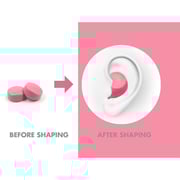 Haspro Moldable Ear Plugs Pink 12pc Set