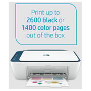 HP DeskJet Ink Advantage Ultra 4828 All-in-One Printer Wireless, Print, Scan, Copy, Print upto 2600 black or 1400 color pages, White/Blue [25R76A]