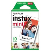 الكاميرا الفورية من فوجي فيلم طراز INSTAX MINI EVO بلون فضي / أسود + ميني فيلم