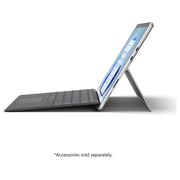 Microsoft Surface Pro 8 (2021) - 11th Gen / Intel Core i5-1135G7 / 13inch PixelSense Display / 8GB RAM / 128GB SSD / Shared Intel Iris Xe Graphics / Windows 11 Home / English & Arabic Keyboard / Platinum / Middle East Version - [8PN-00007]