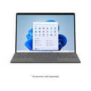 Microsoft Surface Pro 8 (2021) - 11th Gen / Intel Core i5-1135G7 / 13inch PixelSense Display / 8GB RAM / 128GB SSD / Shared Intel Iris Xe Graphics / Windows 11 Home / English & Arabic Keyboard / Platinum / Middle East Version - [8PN-00007]