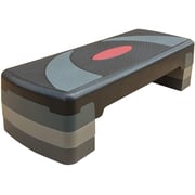 Max Strength Multi Level Aerobic Step Exercise Training Workout Stepper 2 To 5 Adjustable Step Levels