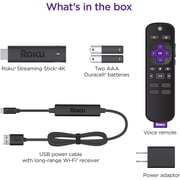 Roku Streaming Stick 4k 2021 Streaming Device 4k/hdr/dolby Vision With Voice Remote And Tv Controls - Black