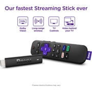 Roku Streaming Stick 4k 2021 Streaming Device 4k/hdr/dolby Vision With Voice Remote And Tv Controls - Black